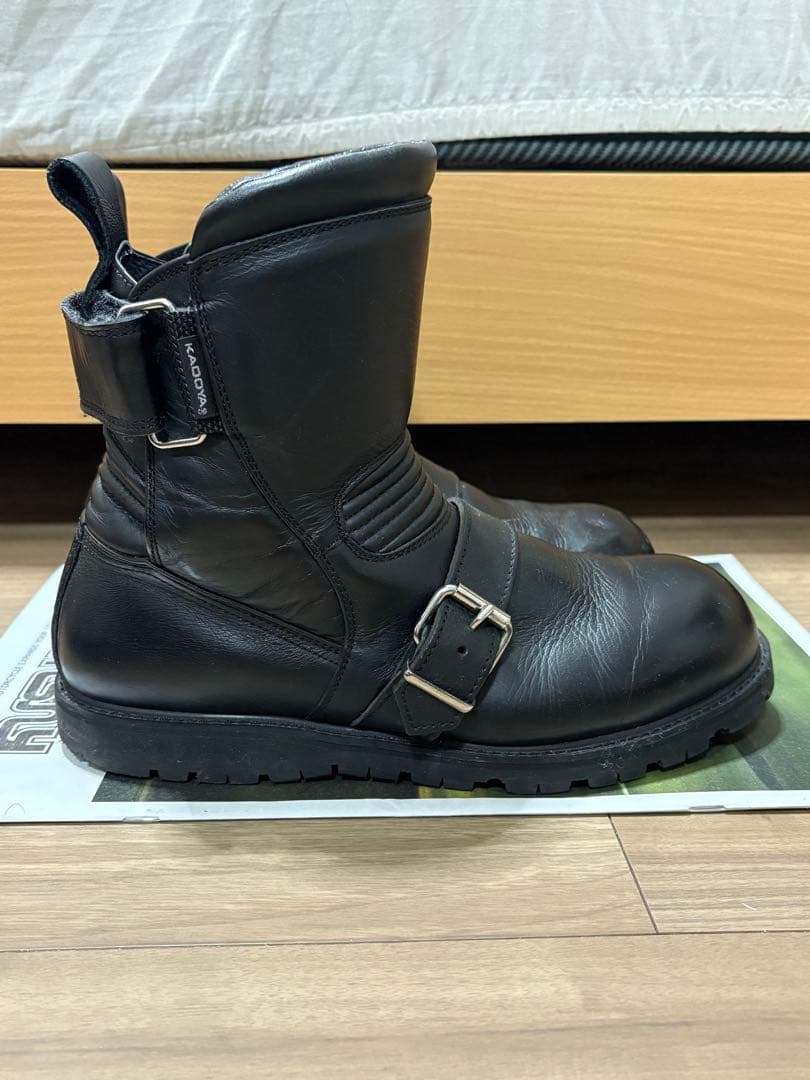 KADOYA BLACK ANKLE(A)/ブラック　26.5cm