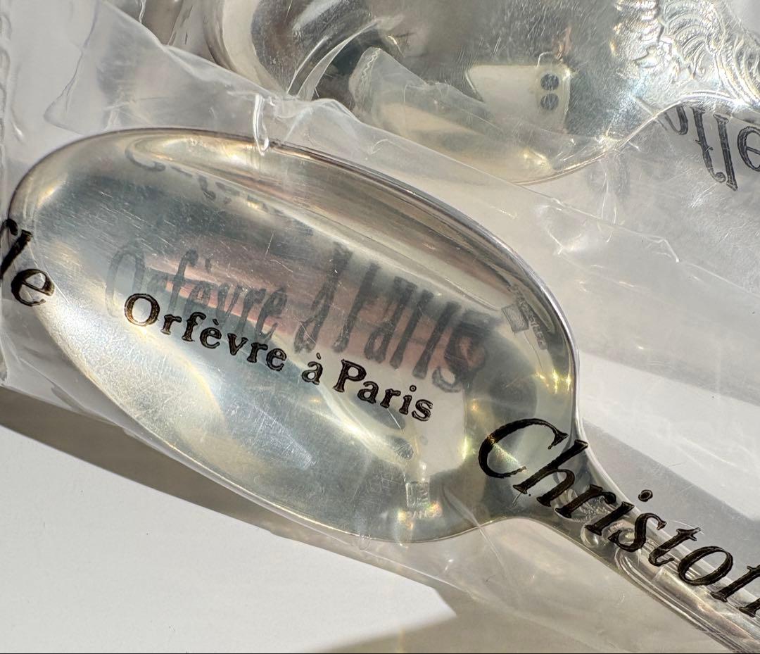 Christofle 未開封 マルリー コーヒースプーン 専用ボックス付き