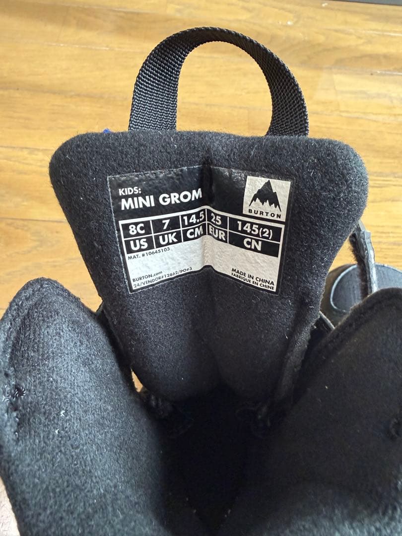 【美品】キッズ Burton スノーボードブーツ 14cm〜14.5cm