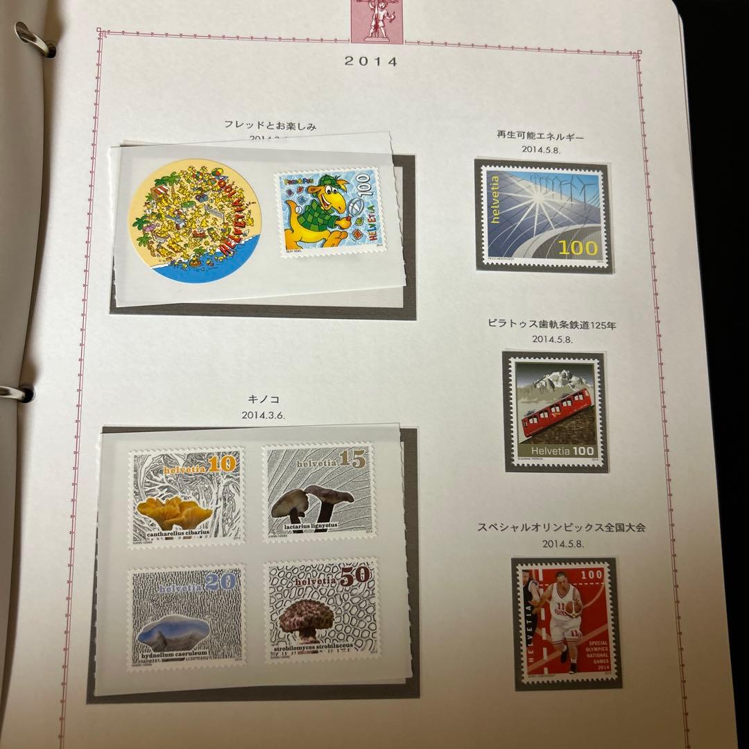 スイス 切手アルバム PRO JUVENUTIE