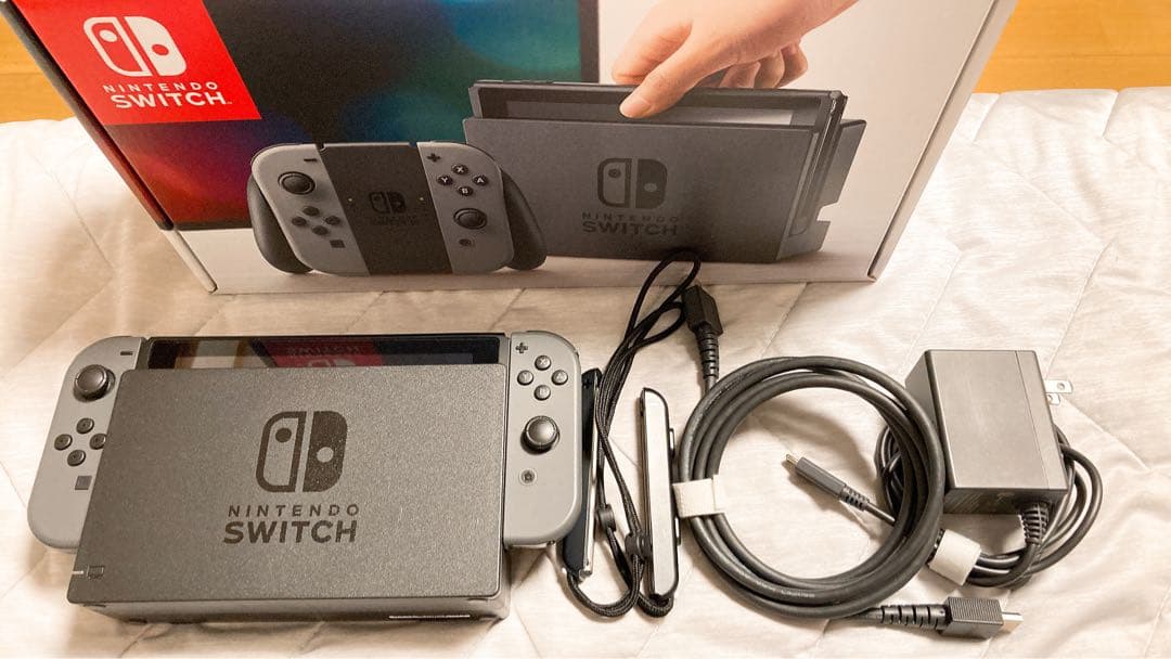 Nintendo Switch 本体 グレー SDカード付き