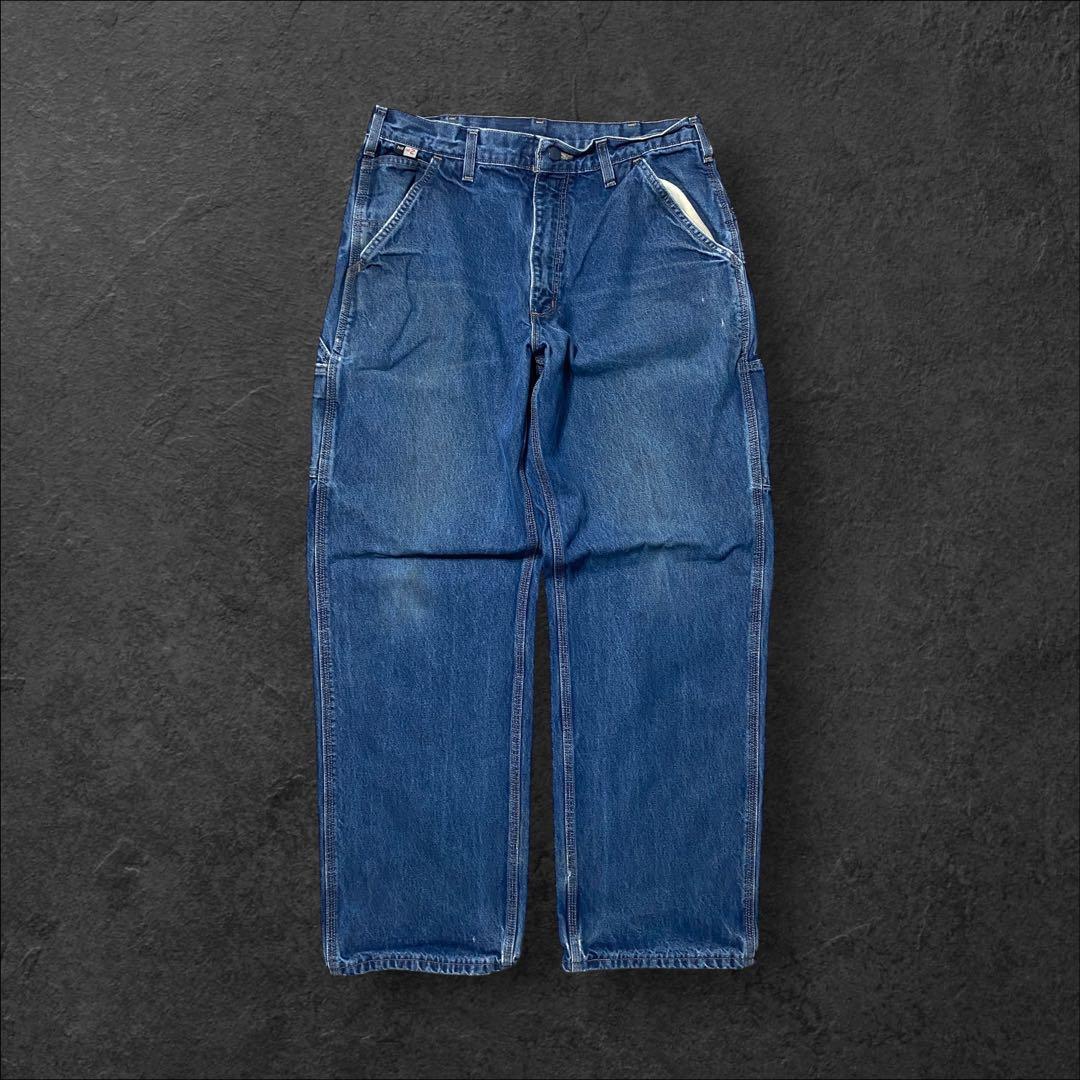 カーハートW34L32デニムペインターパンツFR550ワークパンツ古着メンズ カーハートW34L32デニムペインターパンツFR550ワークパンツ古着メンズ