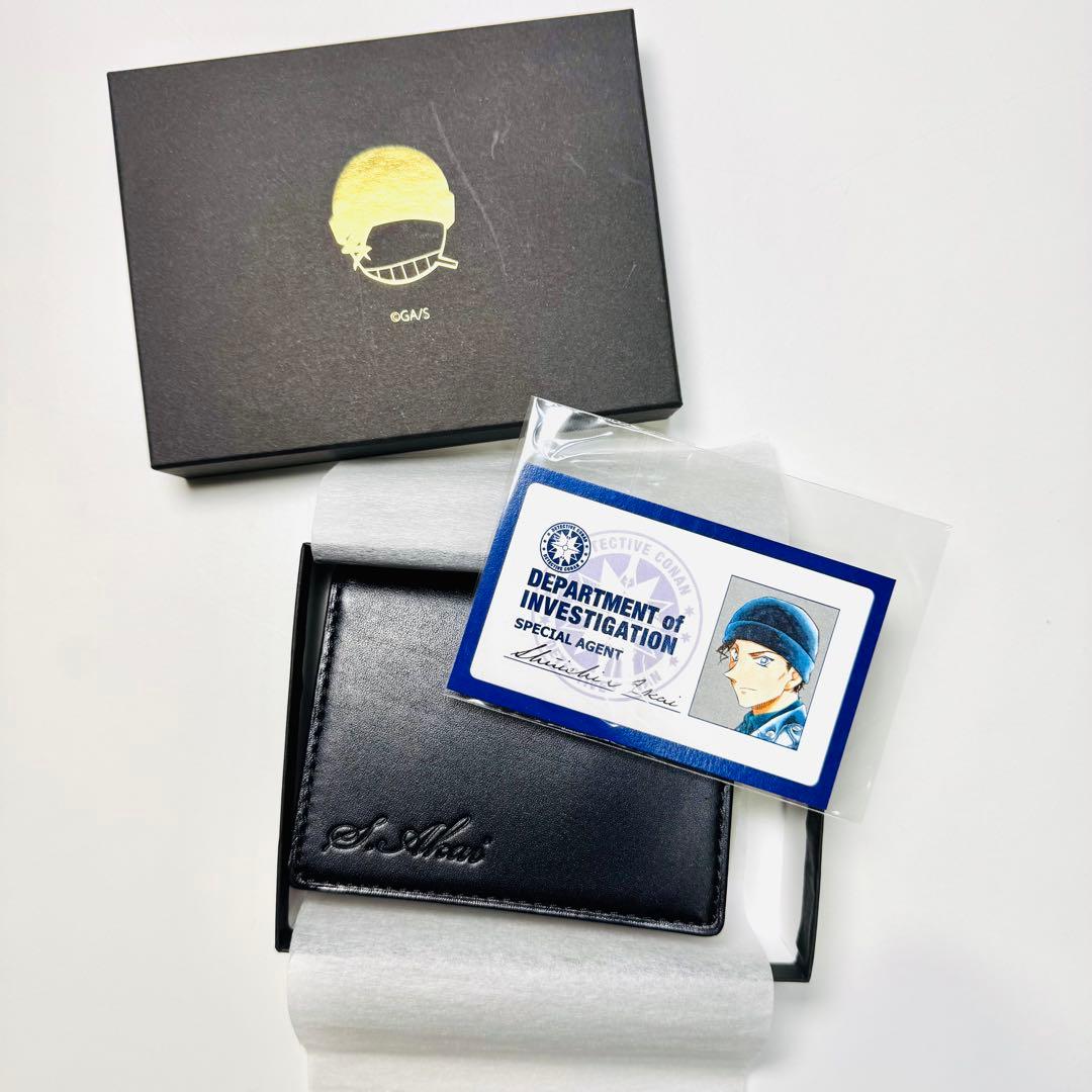 ★未使用★ サンデープレミアムSHOP 名探偵コナン 本革パスケース 赤井秀一 雑貨 赤井秀一 本革パスケース 「名探偵コナン 少年サンデープレミアム