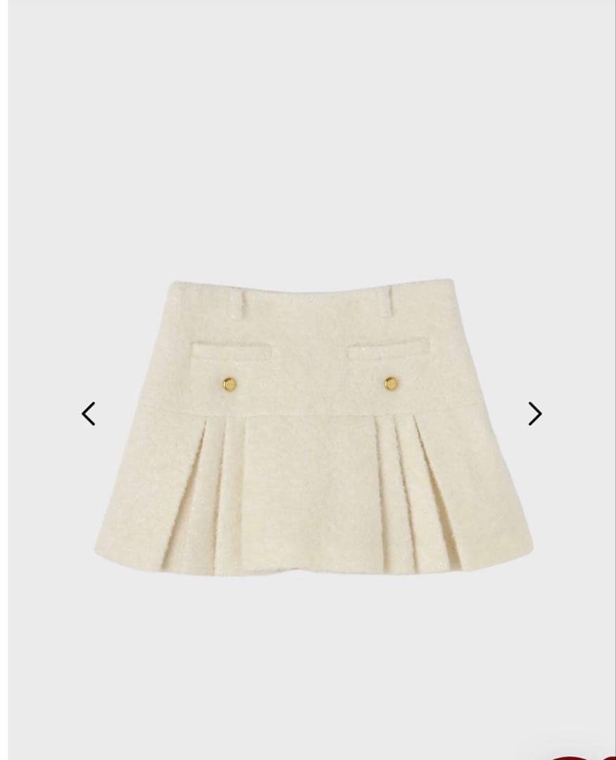 【新品未使用】タグ付　THE TOÉ Chiemsee Skirt 白　S Chiemsee Skirt – THE TOÉ