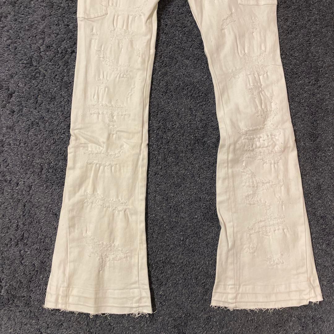 VALABASASバラバサス ホワイト 29 新品未使用 ダメージリペアフレア