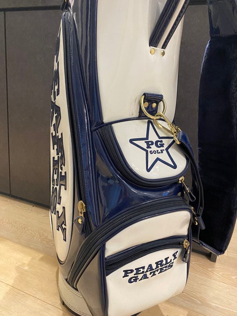 PEARLY GATES ゴルフキャディバッグ 89 ネイビー
