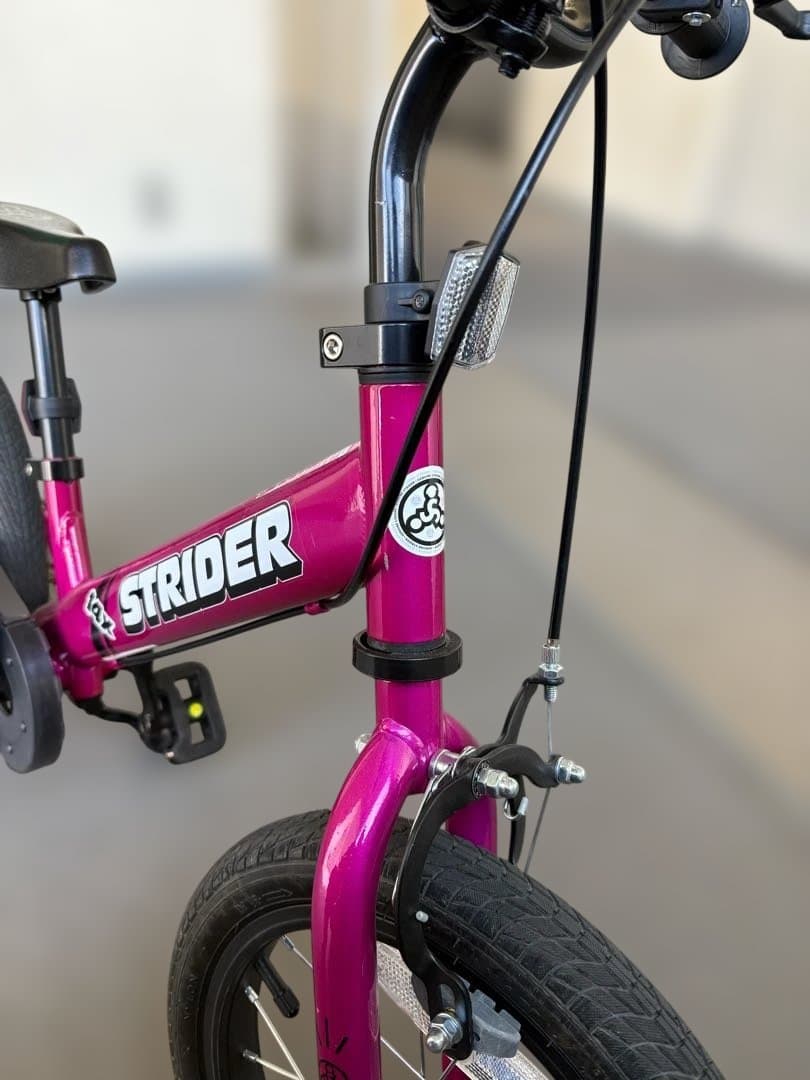 たのメル便【美品】STRIDER14xストライダー フューシャピンク スタンド