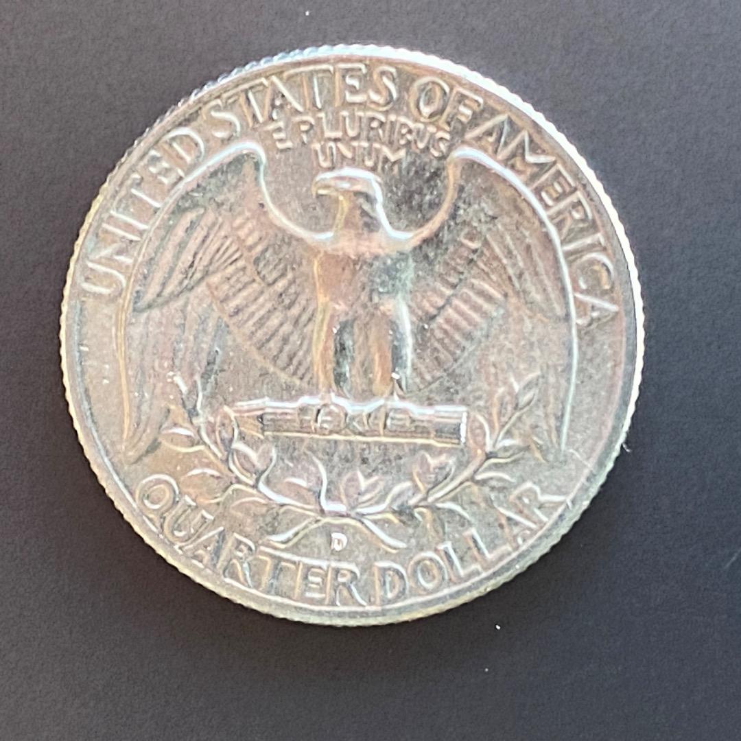 銀90% 1964年 アメリカ ワシントン クォーター ドル - メルカリ