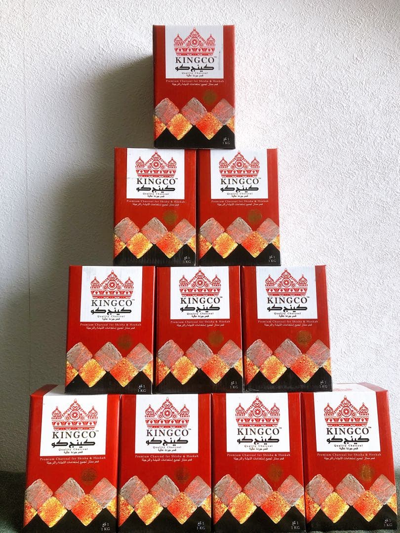 KINGCO シーシャ　炭　10キロ 楽天市場】シーシャ炭 KINGCO キングコ 水たばこ シーシャ 炭