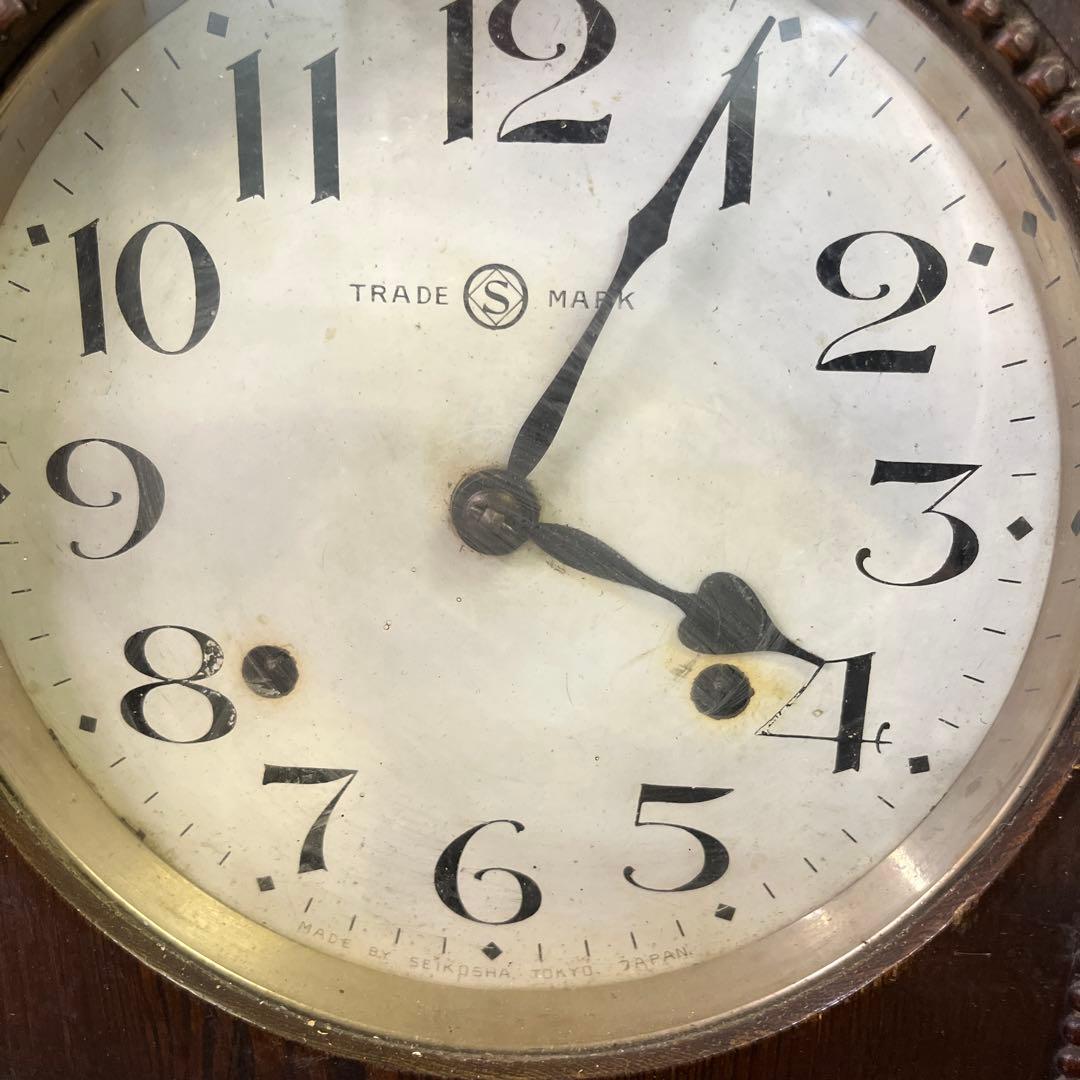 精巧社 SEIKO ゼンマイ時計 ボンボン時計 昭和レトロ アンティーク品