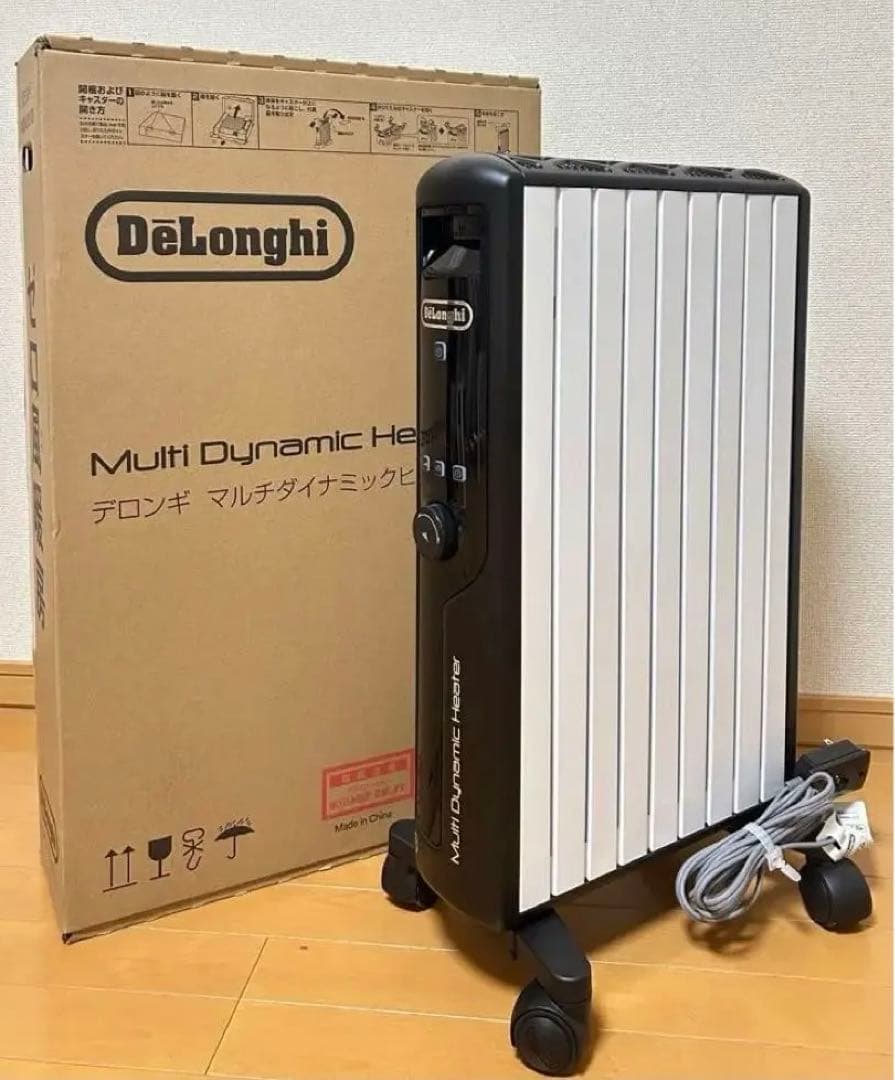 デロンギ　マルチダイナミックヒーター MDHU12-BK 美品　オイルレス Amazon | デロンギ マルチダイナミックヒーター 最大10畳 ゼロ風暖房