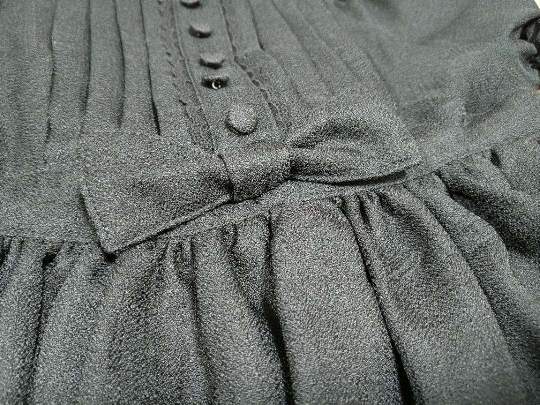 有*栖様 BABY A＆P ウェンディワンピース 黒×黒