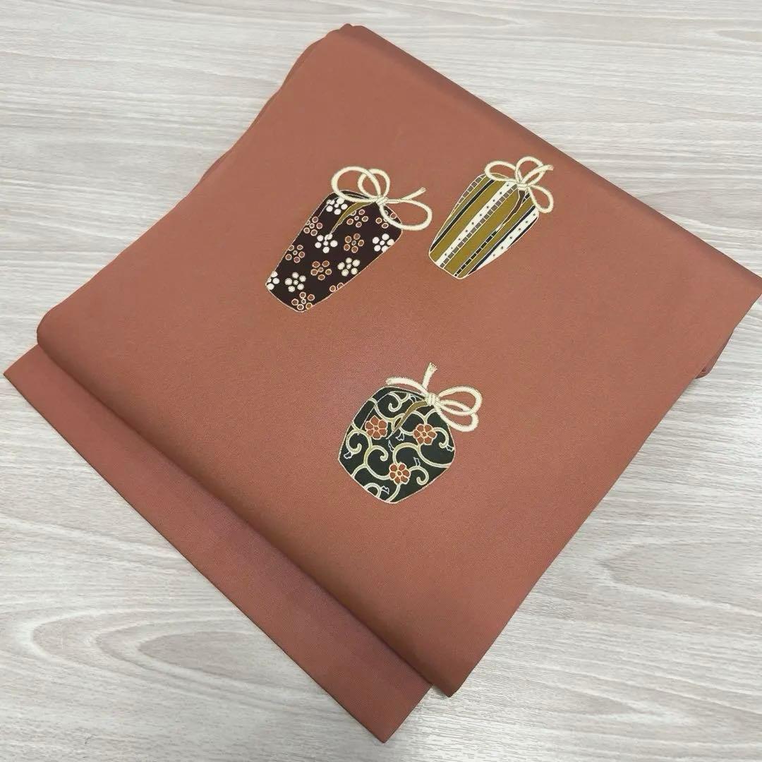 H*S様 O-436 名古屋帯 名古屋仕立て 九寸 正絹 着物 名古屋帯 正絹 九寸帯 04 ＜お仕立て込み＞ 黒 日本製 送料無料 西陣