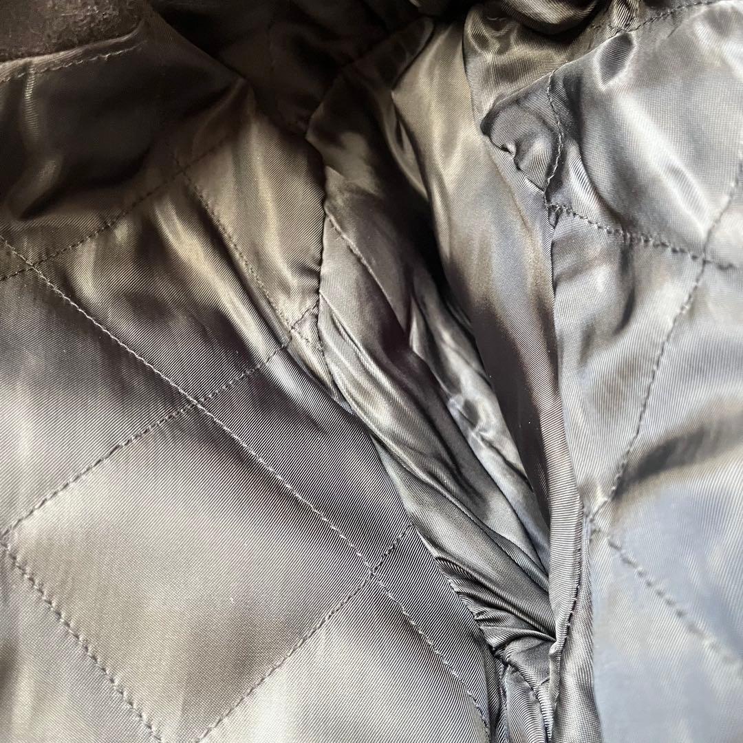 ほぼ未使用✨ COACH コーチ スタジャン 羊革 切替 ワッペン 星条旗