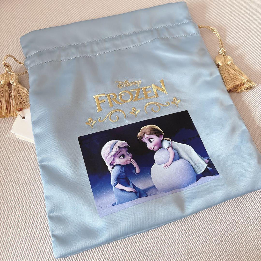 ACCOMMODE アナと雪の女王 アナ雪 巾着 ポーチ アナ エルサ - メルカリ