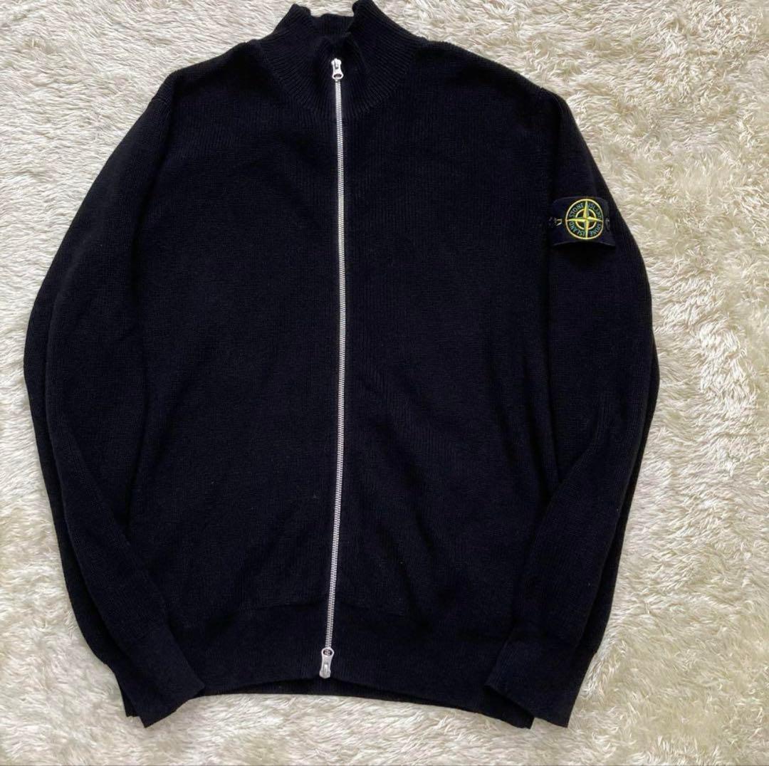 上杉柊平着用】美品 stoneisland ドライバーズニット ブラック - メルカリ