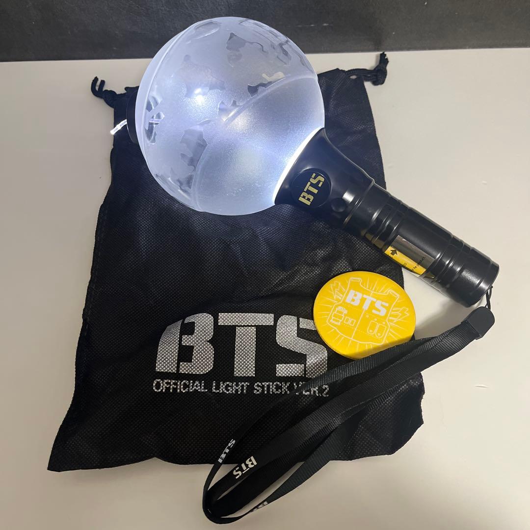 電池付！BTS OFFICIAL LIGHT STICK アミボム VER2 - メルカリ