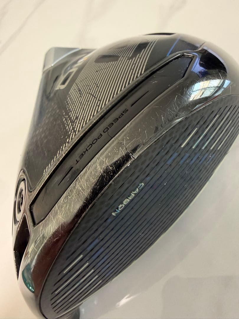 Qi10 ドライバーヘッド 9.0° ジャンク品 ヒビ割れ有り テーラーメイド