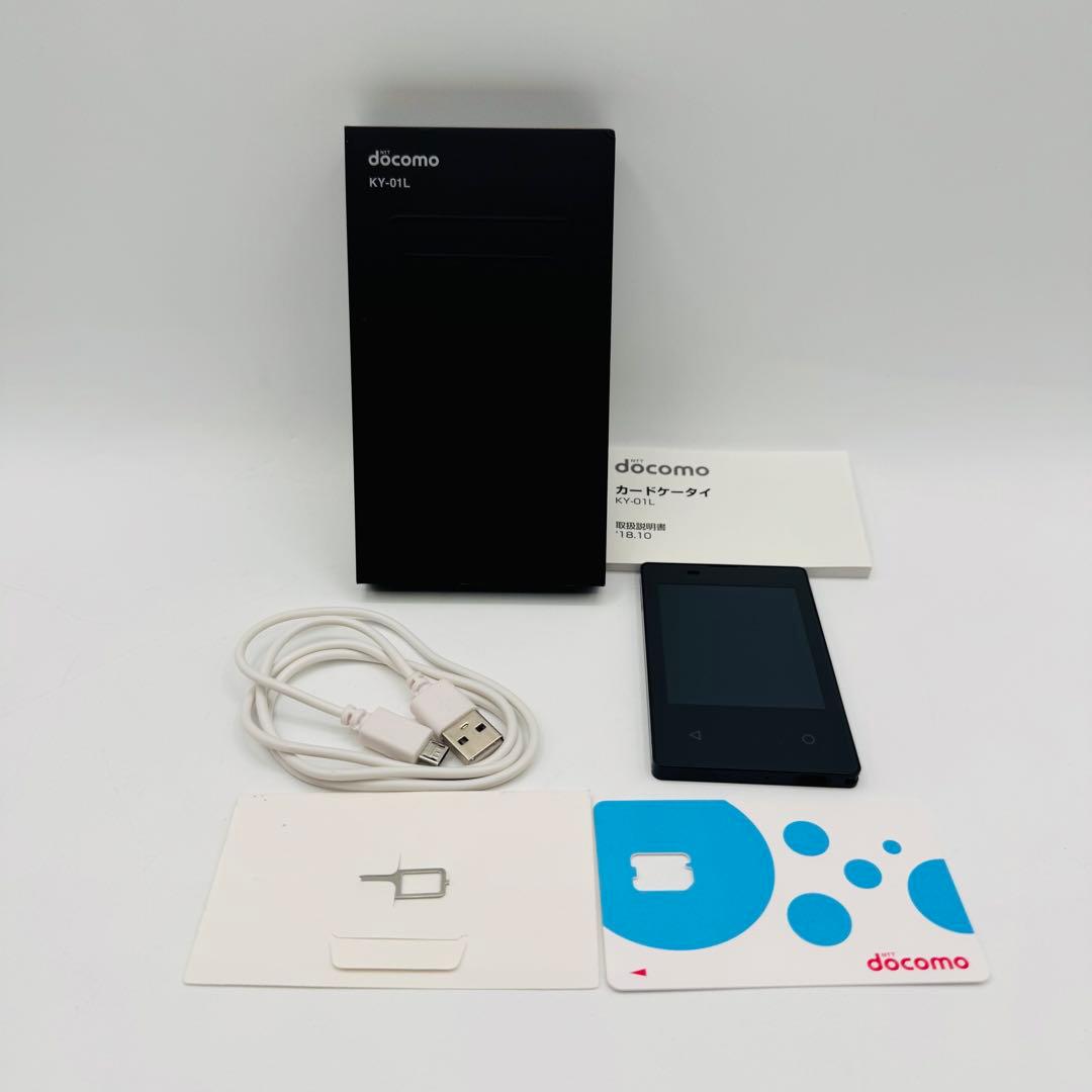 【美品】ドコモ カードケータイ KY-01L（京セラ） S-MAX：NTTドコモ向けの京セラ製「カードケータイ KY-01L」の操作や主