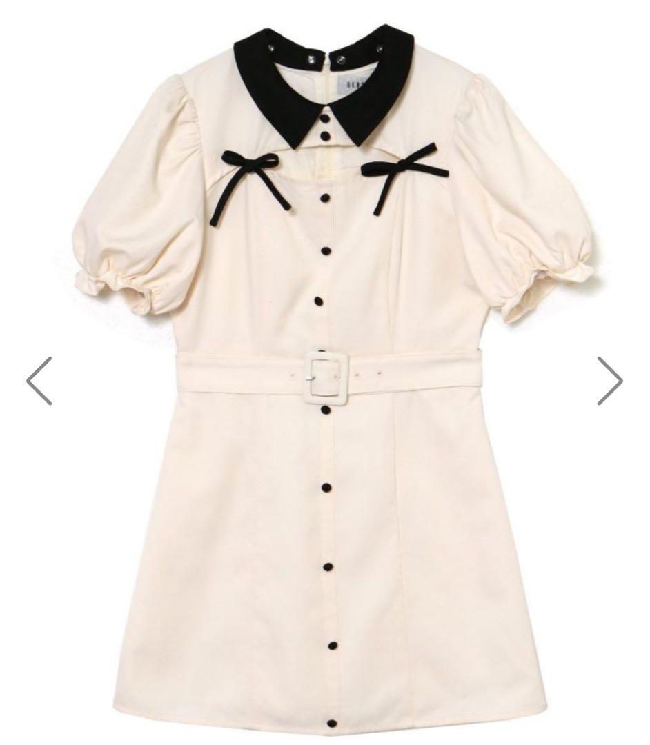 BUBBLES ダブルリボンワンピース ブラック