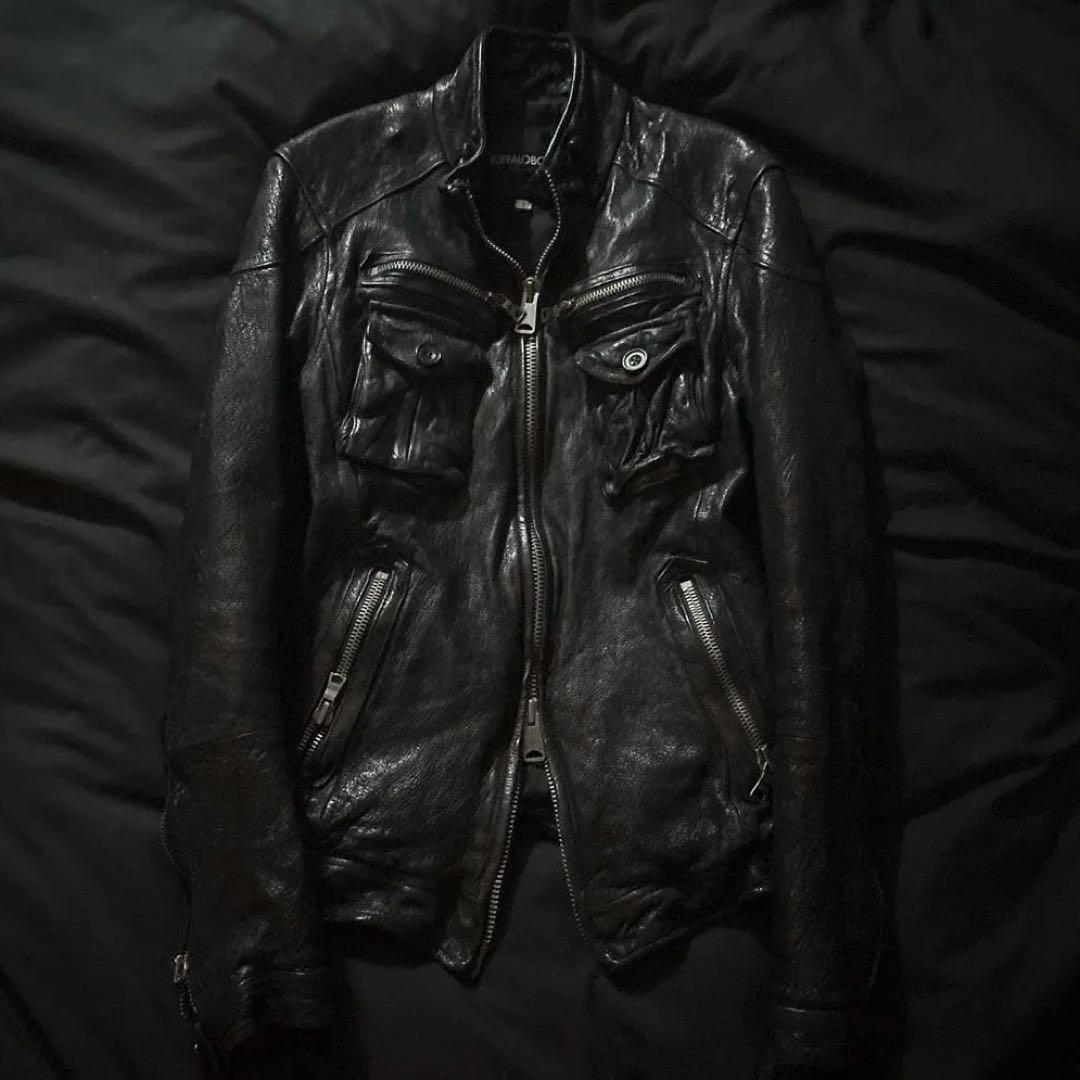 Baffalo Bobs gimmick leather jacket 匠 Baffalo Bobs gimmick leather jacket 匠 - メルカリ
