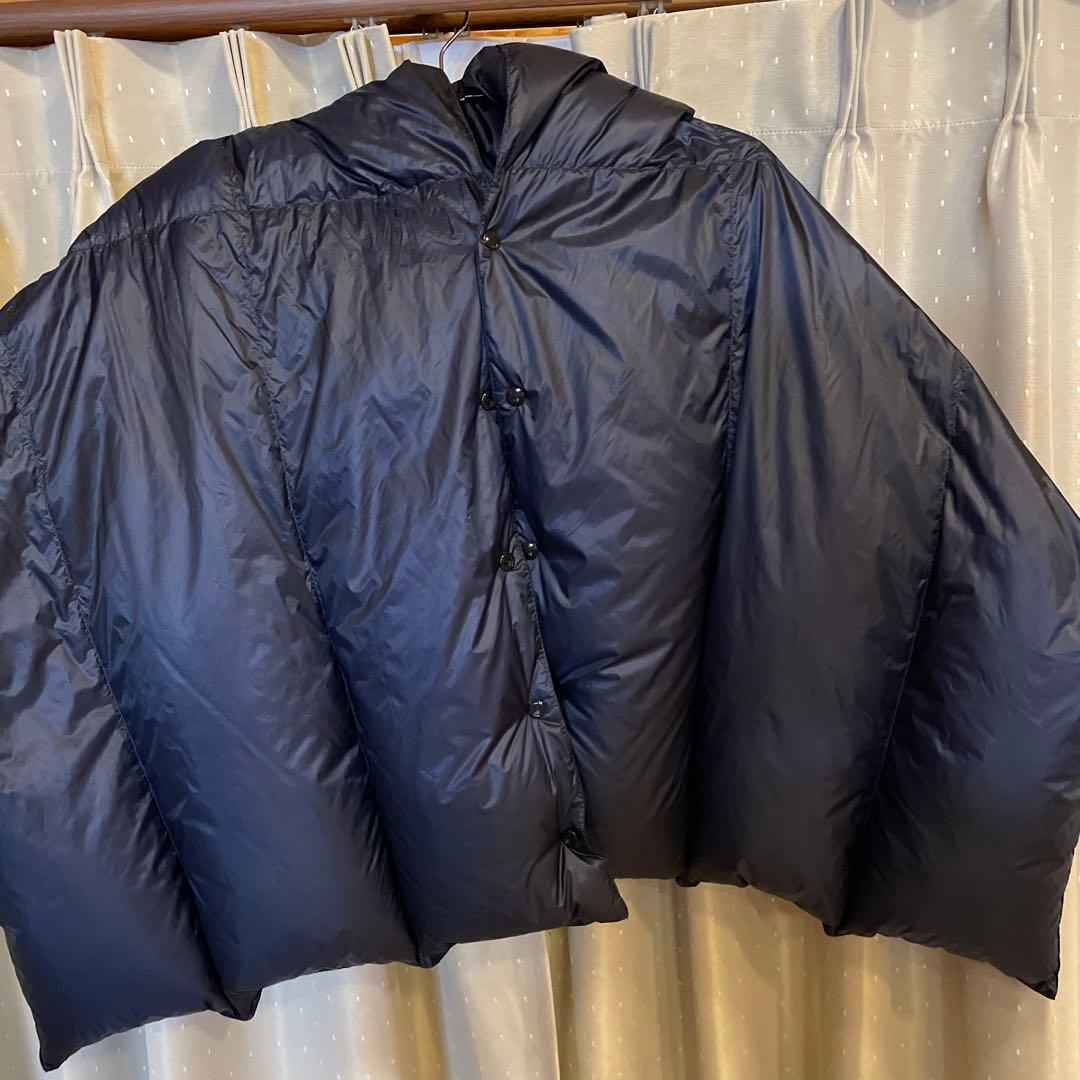 PHD ダウンケープ ネイビー