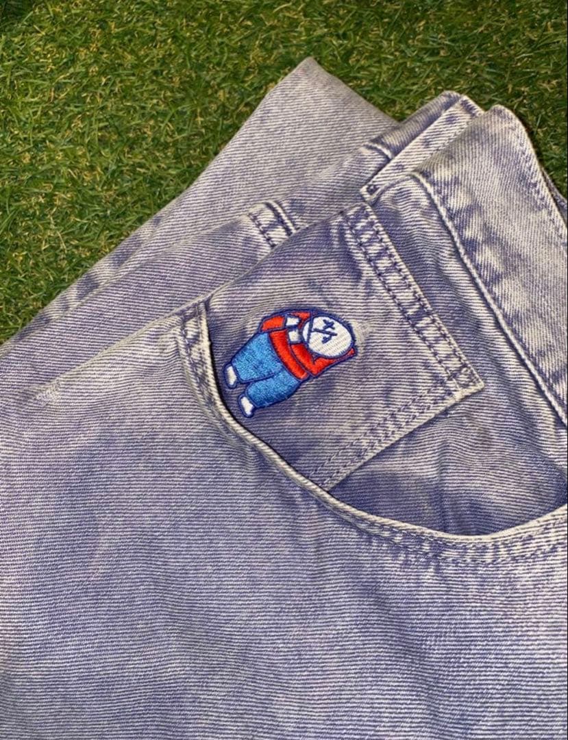 Polar Skate Co. ビックボーイ ライトブルーデニムパンツ