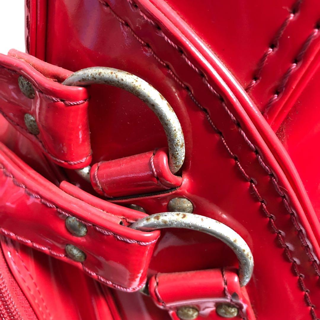 希少品】フェラーリ エナメル キャディバッグ ゴルフバッグ 赤 レッド