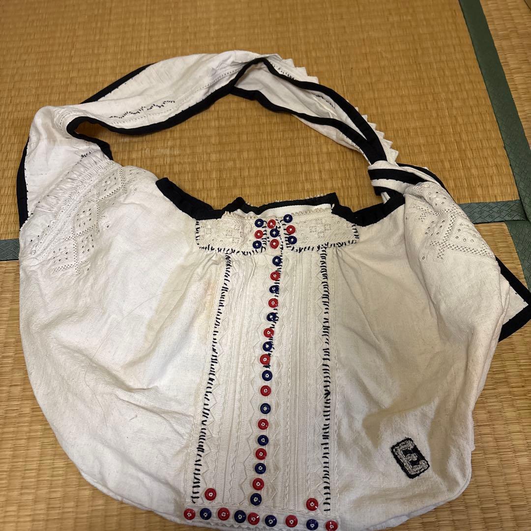 ebagos（エバゴス）のショルダーバッグ, ebagosファスナー付バスケット（ファスナー付き1本手）オイル