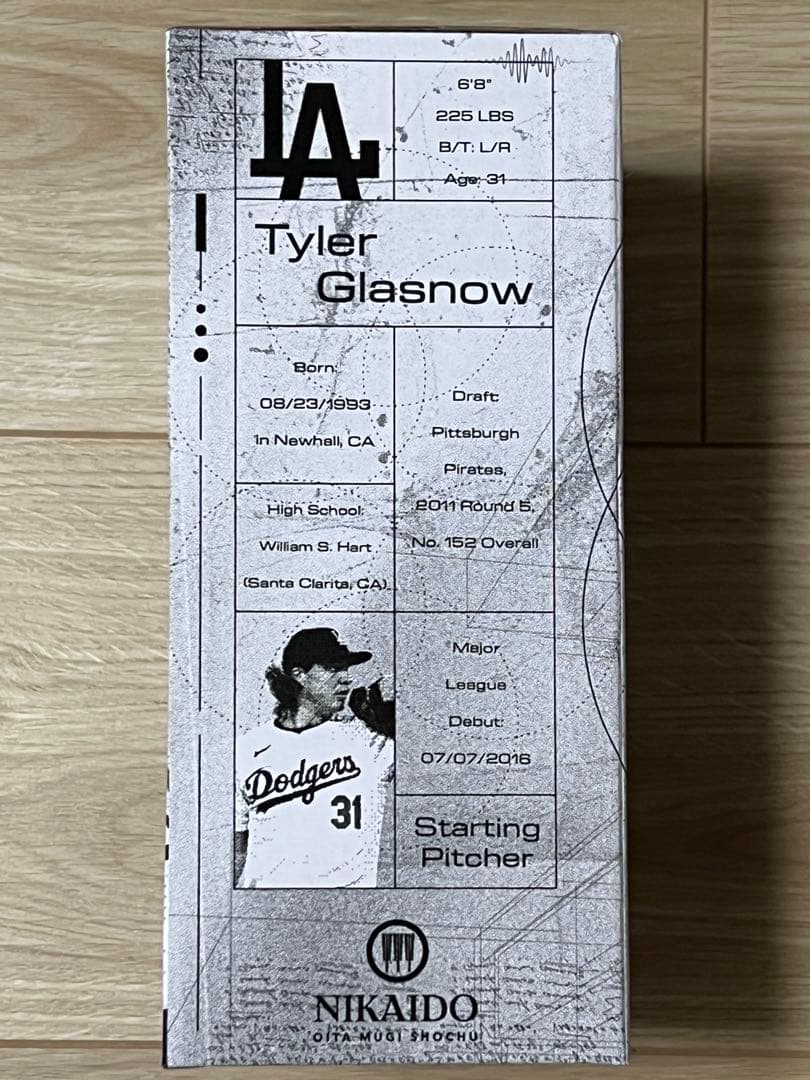 《新品未開封》◾️Dodgers／グラスノー　ボブルヘッド　現地観戦　来場者記念