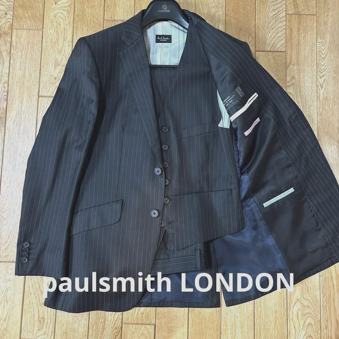 希少 ポールスミス CERRUTI セットアップ 3ピース ベスト M 美品 希少 ポールスミス CERRUTI セットアップ 3ピース ベスト M Paul