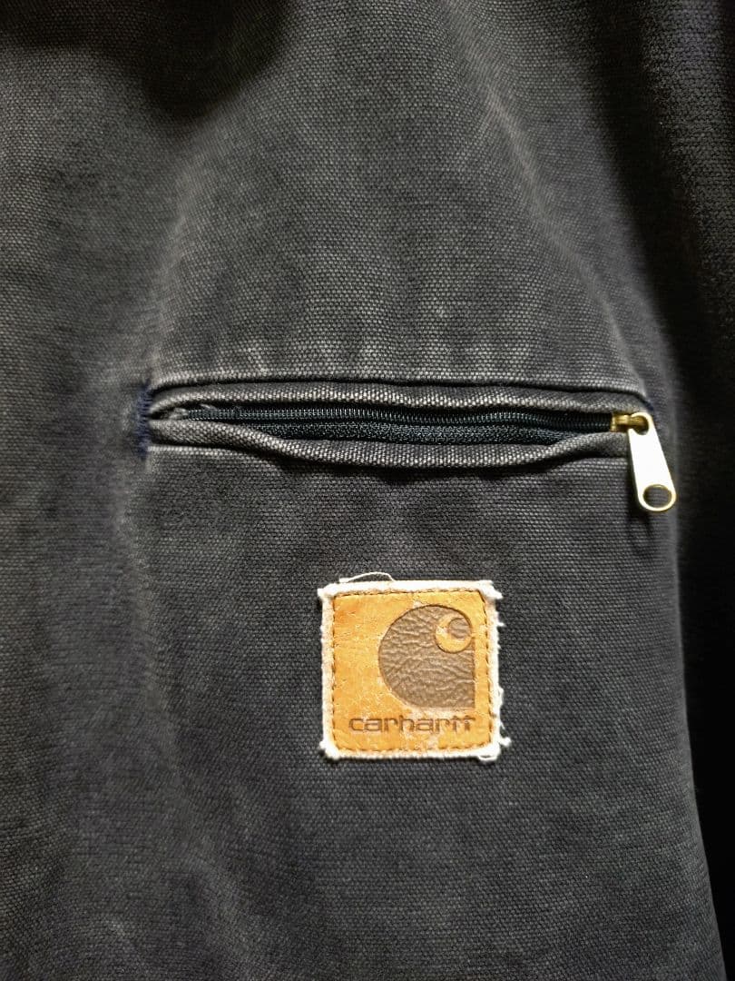 激レア80sUSA製カーハートデトロイトジャケット黒Mジョニーデップ