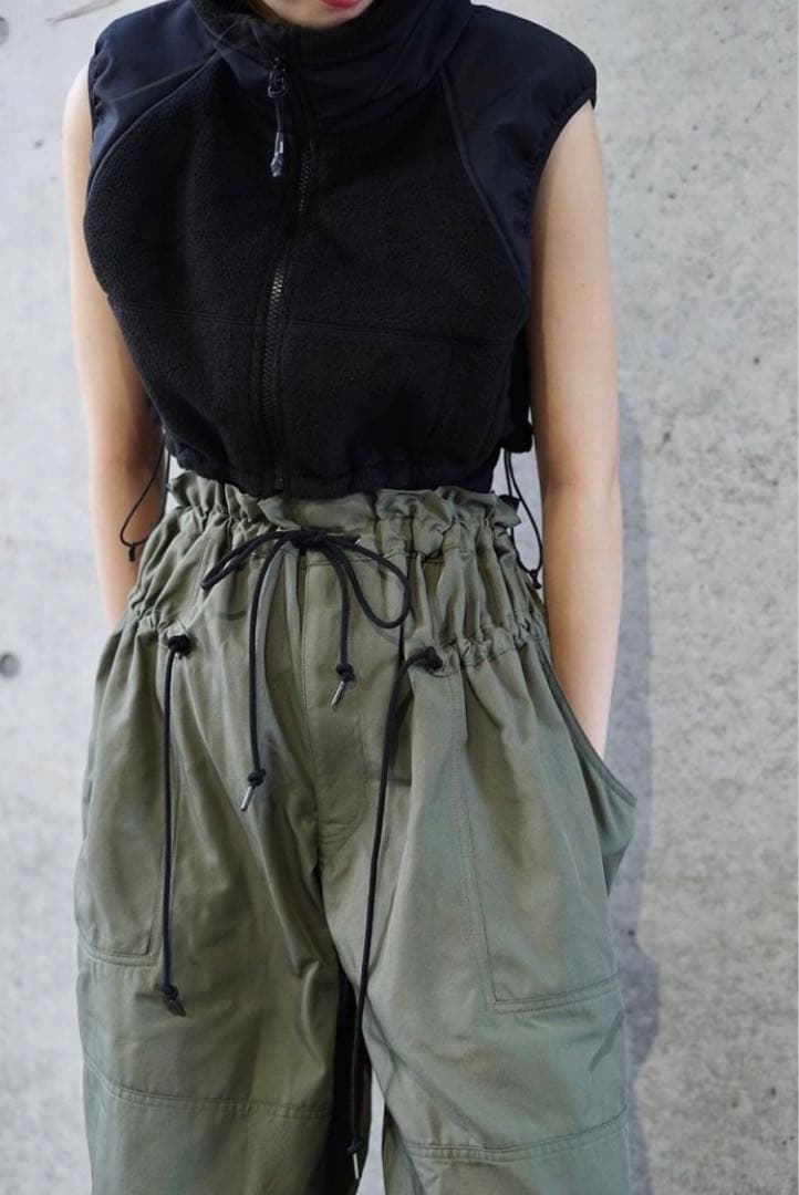 JUN MIKAMI ポリエステルツイルヴァリアブルパンツ - メルカリ