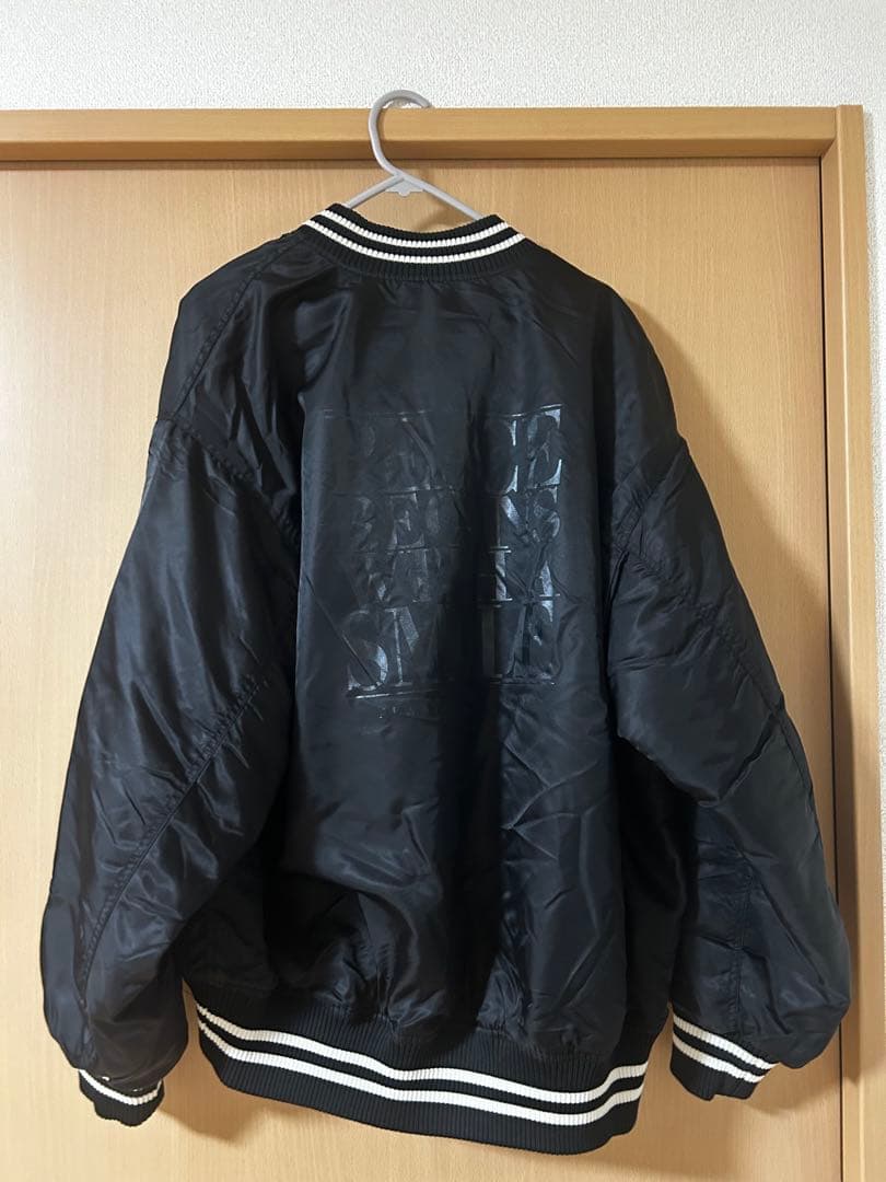 値下げ！ラバンダ lavanda ナイロンルーズスタジャン 黒 新品