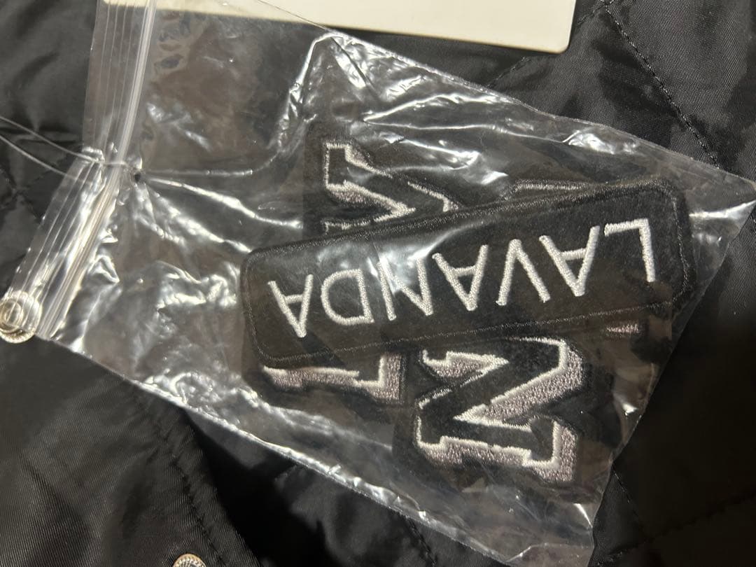 値下げ！ラバンダ lavanda ナイロンルーズスタジャン 黒 新品