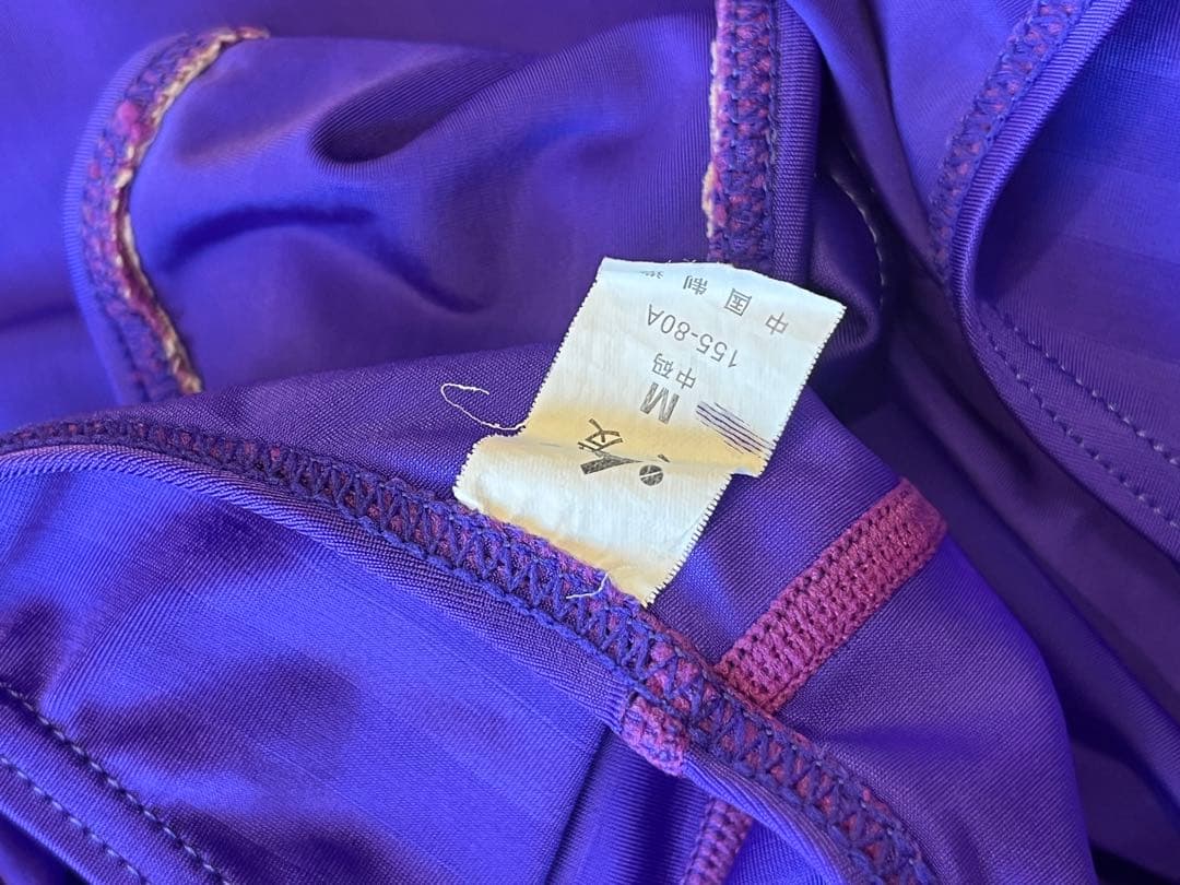 ム*タ様 インファ水着　競泳水着　サイズM 中古品　ハイレグ　縦線生地