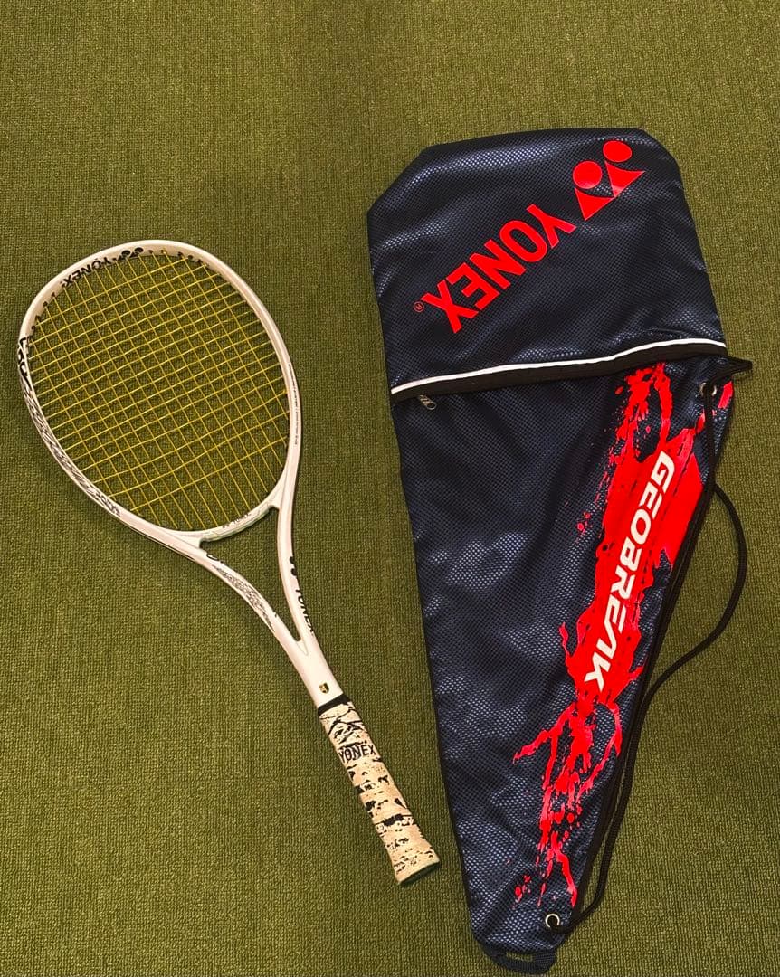 YONEX 旧型ジオブレイク70s ホワイト ケース付き 廃盤モデル - メルカリ