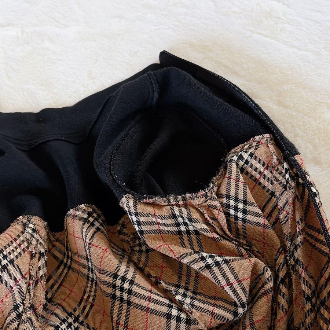 バーバリーズブルーレーベル】アシメタートル ドッキングワンピース