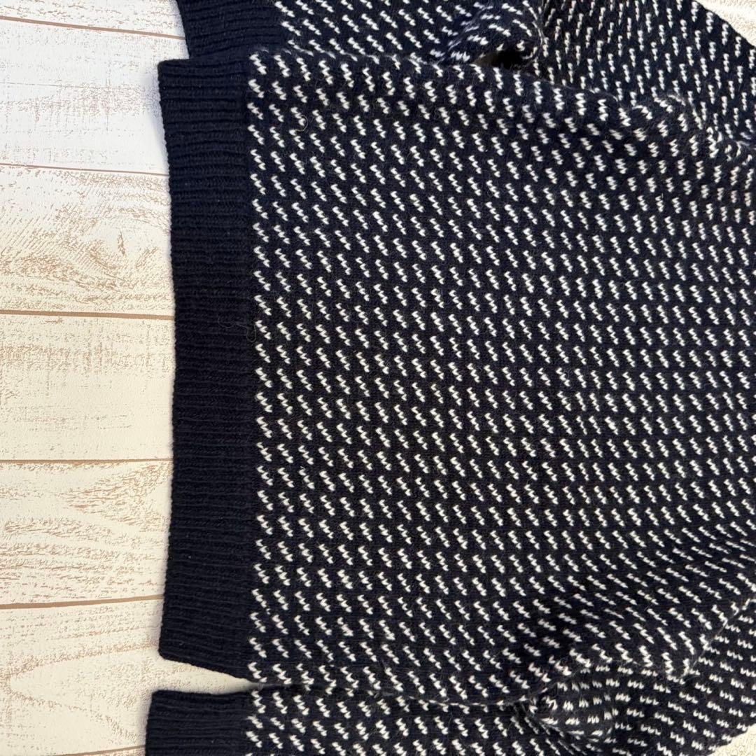 ノルウェー製【L.L.Bean 】ローゲージクルーネックセーター　バーズアイ