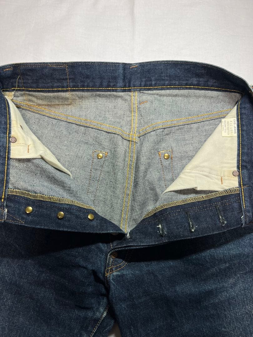 EVISU No.2 2501xx 30×35 水牛パッチ アーキュエイト 赤耳