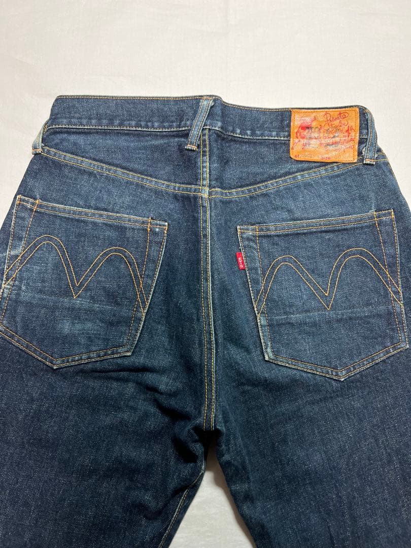 EVISU No.2 2501xx 30×35 水牛パッチ アーキュエイト 赤耳