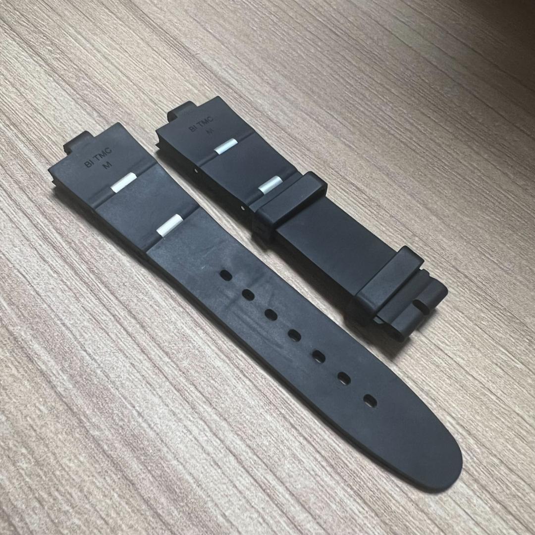 BVLGARI ブルガリ 純正 時計ラバーベルト ブラック - メルカリ