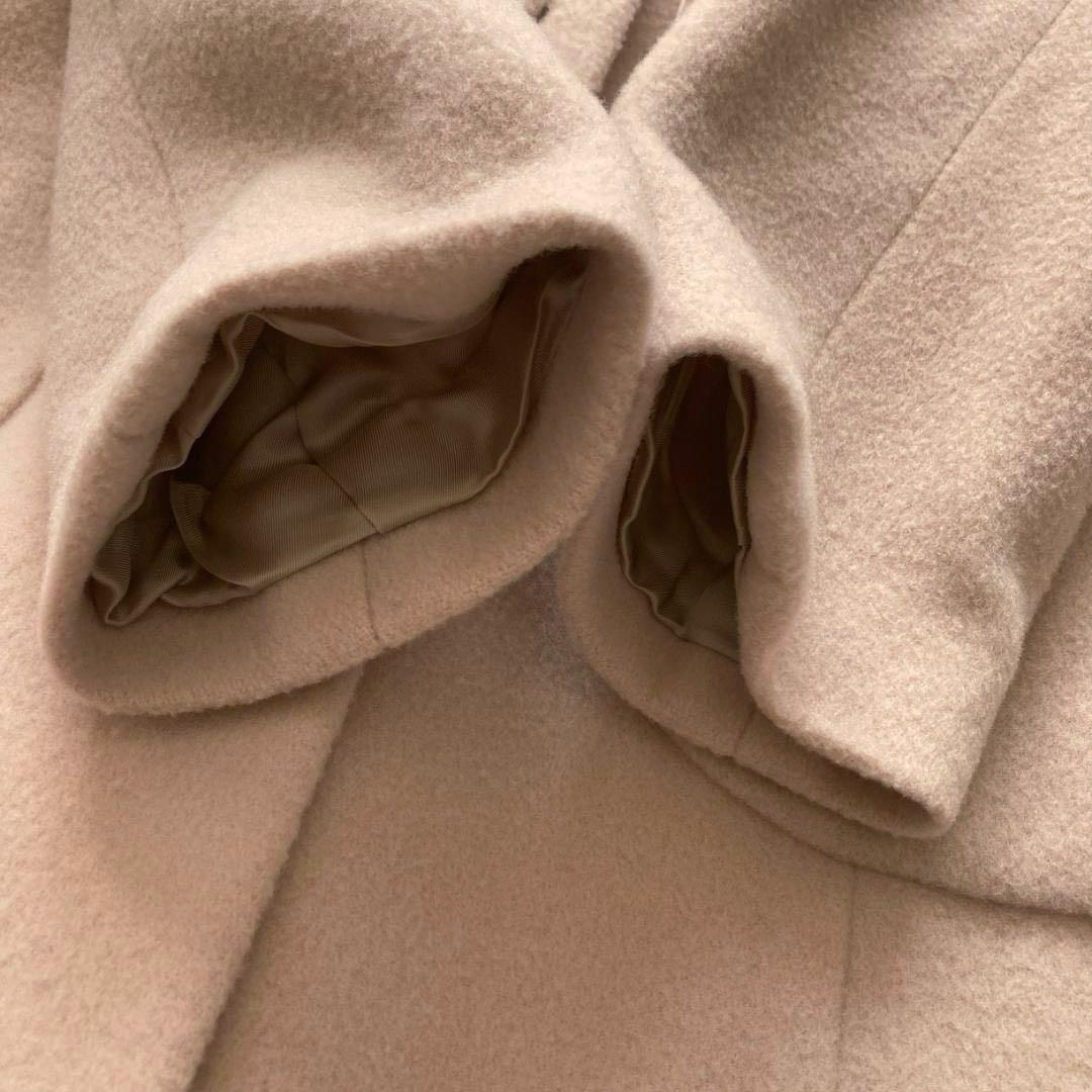 美品】ピンクハウス ラビットファー ティペット付 Aラインロングコート