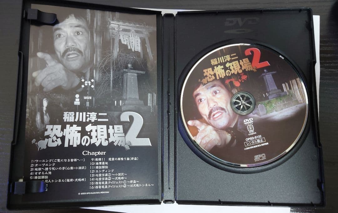 稲川淳二 恐怖の現場2 星ひとみ/城麻衣子 DVD - メルカリ