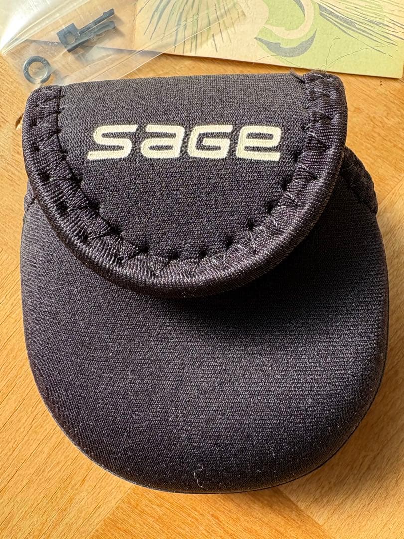 sage フライリール ブラック メタル製 ケース 予備部品 箱付き