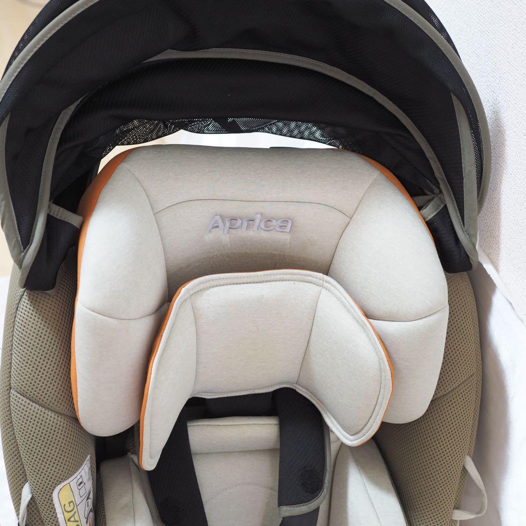 希少 テラコッタ アップリカ クルリラAC ISOFIX 回転式 シートベルト
