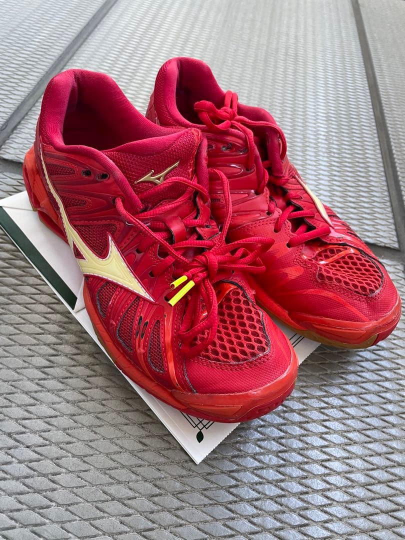 Mizuno バレーボールシューズ 26.0cm レッド