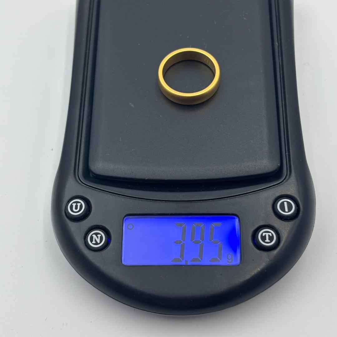 999刻印レ ゴールドリング 5.0mm 3.95g