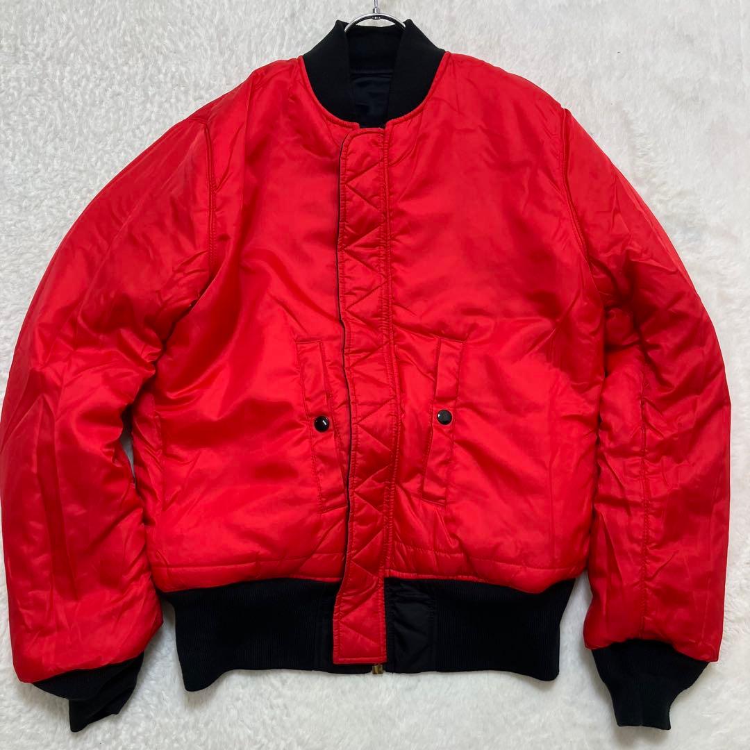 美品 アルファインダストリーズ NASA 50周年記念 MA-1 リバーシブル