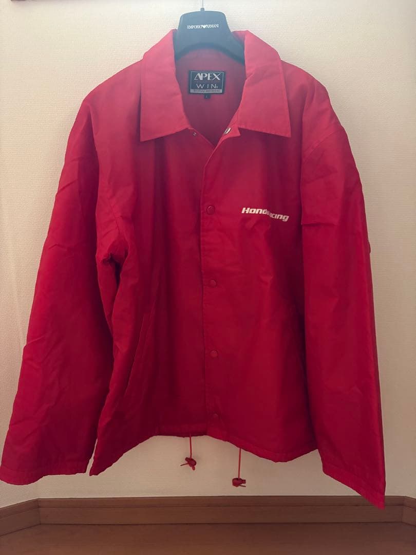 希少 激レア ホンダ レーシングAPEX ナイロンジャケット 赤 HONDA L